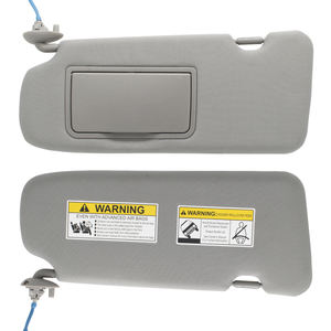 حاجب شمس قابل للطي للسائق باللون الرمادي مصنوع من البولي بروبيلين والقماش، متوافق مع سيارة CR-V موديلات 2017-2022، رقم القطعة 83280TLAA12ZB - Product Image 6