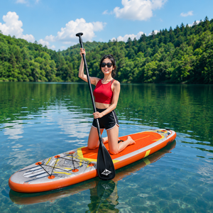 ชุดอุปกรณ์ <span class=keywords><strong>SUP</strong></span> แบบเป่าลมขนาด 10'6 ฟุต พร้อมปั๊มไฟฟ้าเสริมและอุปกรณ์เสริมครบชุด - Product Image 3