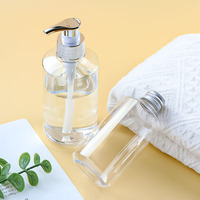 Emballage cosmétique PET 200ml 300ml 500ml, flacon pompe, lotion, gel douche, shampoing, flacon de savon en plastique