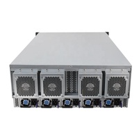 Boîtier de serveur Rack 8 10 Gpu Plate-forme de serveur AI PCIe 4.0 en option 4 + 1 CRPS 800W