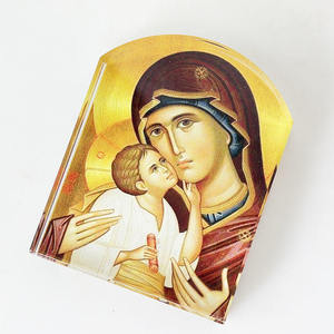 Prensapapeles de Cristal con Arco de la Virgen María, Grabado Personalizado, Pulido, Decorativo, Recuerdo, Impresión UV - Product Image 4