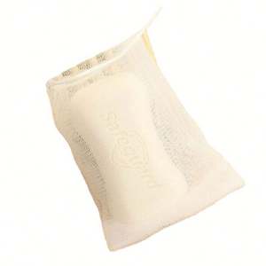 Sac en maille 100% nylon, économiseur de savon, mousseur rapide pour une belle mousse, loofah exfoliant en PVC - Product Image 3
