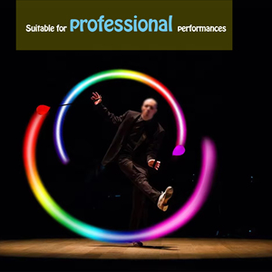 Set di Palle Poi Luminose a LED Ultra Luminose Alimentate a Batteria con Effetto Strobo Lento RGB - Product Image 6