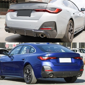 Pour Série 4 G26 2020-2024, diffuseur arrière en fibre de carbone style 3D, lèvre de pare-chocs arrière - Product Image 5