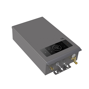Chauffe-eau à <span class=keywords><strong>gaz</strong></span> naturel haute efficacité, chaudière murale sans réservoir à <span class=keywords><strong>thermostat</strong></span>, en cuivre, pour usage domestique, avec affichage LED, 13L, à tirage forcé - Product Image 4