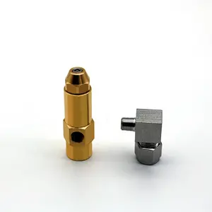 BYCO 0.8 Mm Brass Siphon Full Cone Waste Oil Burner Jet Nozzle Air Atomizing Nozzle