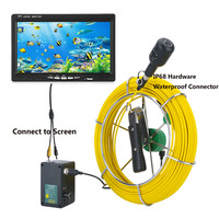 Verkauf in loser Schüttung 7 Zoll 30M/50M 1080P HD Dual-Kamera Objektiv Abfluss kanal Pipeline Industrielle Endoskop Rohr Inspektion Videokamera