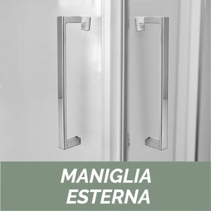 Box Doccia Semicircolare Moderno da 90 cm con Vetro Temperato da 6 mm e Telaio in Alluminio, Essenziale per Bagni, Hotel e Ville - Product Image 5