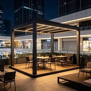 หลังคาผ้าใบอัจฉริยะ RKOVE ดีไซน์สวยงาม ทนทาน ใช้งานกลางแจ้งได้หลากหลาย พร้อมระบบปรับแสงแดด  ดีไซน์กันลม  พร้อมระบบทำความร้อน  มีให้เลือกหลายสี - Product Image 1