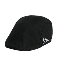 Casquette plate légère en lin personnalisée pour le golf et la conduite, fabricant OEM ODM