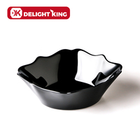 Verrerie opale en stock plat de poisson en verre opale blanc assiette plate en verre bol de soupe de riz pot à lait pour ensemble de dîner