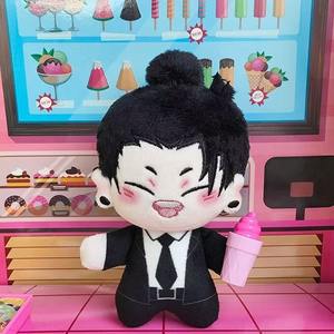 Jujutsu Kaisen Poupées en coton Kawaii 12cm Gojo Satoru Jouet en peluche d'anime imprimé étoile de mer, pendentif en peluche, cadeaux de cosplay, jouets - Product Image 4