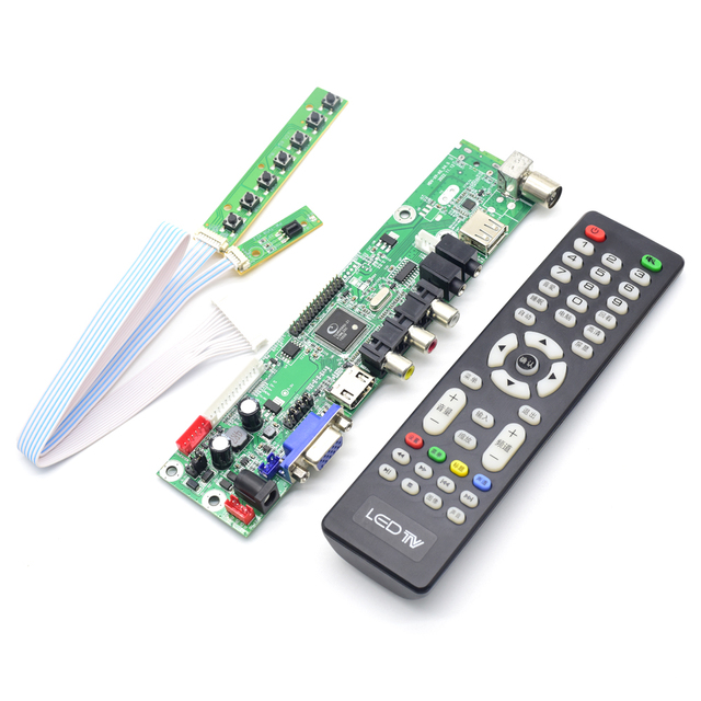 HDVX9-AS V4.5 Universal LED TV Mainboard V59 Universal LCD LED TV Controller Board SKD Kits and Parts