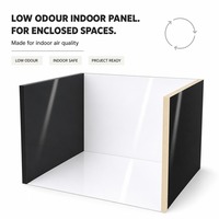 Panneau mural léger en panneau de fibres à densité moyenne (MDF) décoratif UV mince de 8 mm de qualité E1 pour la décoration intérieure