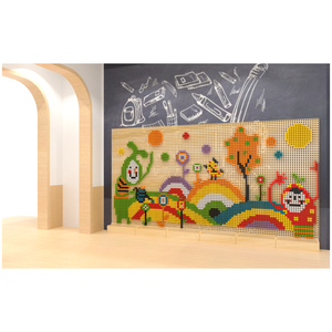 Mur de jeu créatif et imaginatif pour le jeu de rôle, stimulant l'expression, les compétences sociales, les environnements de jeu à la maison et en maternelle, mur STEM - Product Image 3