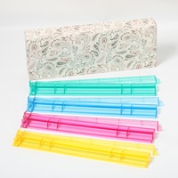 Poussoirs transparents pour tuiles de Mahjong américain, imperméables et durables, pour le jeu de Mahjong américain, emballés dans une boîte colorée