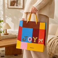 Sacs d'emballage de luxe durables pour cadeaux d'anniversaire pour enfants - Écologiques, recyclables, biodégradables, réutilisables, en papier, thème dessin animé, exposition