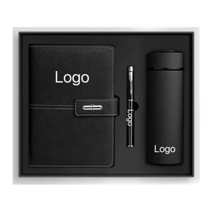 Bán buôn khuyến mại quà tặng sang trọng mặt hàng máy tính xách tay Kinh doanh Quà Tặng phích cup tùy chỉnh máy tính xách tay Bộ quà tặng với bút và chai - Product Image 1