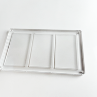 Vente en gros de 3 paquets de boosters boîte de booster de cartes Pokemon vitrine magnétique en acrylique transparent pour cartes à collectionner Pokemon