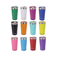 Bouteille d'eau intelligente en acier inoxydable de 14 oz et 16 oz avec haut-parleur Bluetooth, tasse à bière avec couvercle, bouteille de sport