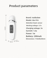 Analyseur d'hydratation de la peau portable pour usage domestique, stylo intelligent de détection d'eau et d'huile, outil de soin de la peau
