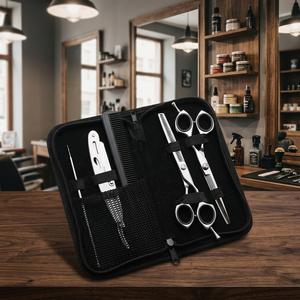 Outils de coiffure professionnels pour salon de coiffure, ensemble de ciseaux pour animaux de compagnie arc-en-ciel de 6 pouces, acier inoxydable, poignée longue pour droitiers, livraison rapide - Product Image 1