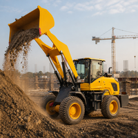 Radlader LY946 Knickgelenkter 2,5-Tonnen-Frontlader 2500 kg Nennlast Kompakte Baumaschine mit 0,9 m³ Schaufel