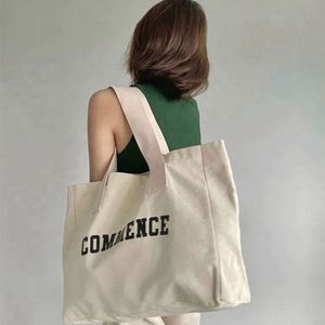Sacs fourre-tout en toile de coton bio, réutilisables, grande capacité, personnalisables avec logo, pour l'extérieur, vente en gros - Product Image 2