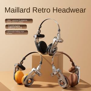 Auriculares Inalámbricos Bluetooth AKZ-F1 Estilo Retro Americano, Diseño Metálico para Exteriores, Plegables, de Alta Calidad - Product Image 3