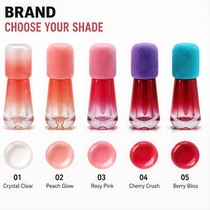 Pigment de gloss à lèvres vegan anti-adhésif avec paroi conique épaisse pour maquillage quotidien, étiquette privée personnalisée, logo personnalisé - Product Image 4