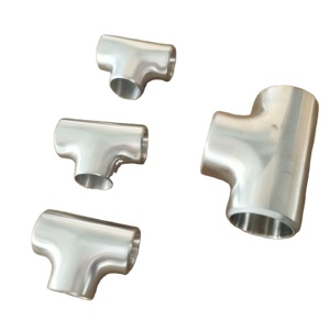 Công nghiệp liền mạch thép không gỉ 304 316L mông hàn TEE sch10 sch40 bằng TEE với bề mặt chân tóc DN15 DN40 phụ kiện đường ống - Product Image 1