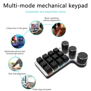 BSSY)Bt Version 12 Tasten <span class=keywords><strong>3</strong></span>-Drehregler Makro Benutzerdefinierte Programmierung Mini Mechanische Tastatur Hot-Swappable - Product Image 3