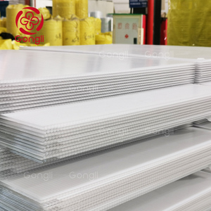 Panneau sandwich alvéolé en <span class=keywords><strong>polycarbonate</strong></span> éco-responsable pour toiture verte extérieure Gongli PC001, design côtier Guangdong, garantie 5 ans et plus - Product Image 4