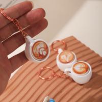 Gantungan Kunci Tombol Keyboard Cangkir Kopi Grosir, Tekan Tombol Fidget Click Keycap dengan Suara Sakelar