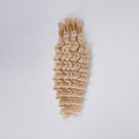Échantillon gratuit de cheveux vierges en vrac, fournisseur en gros, sans trame pour le tressage, lots de cheveux humains, fournisseur d'extensions à double trame