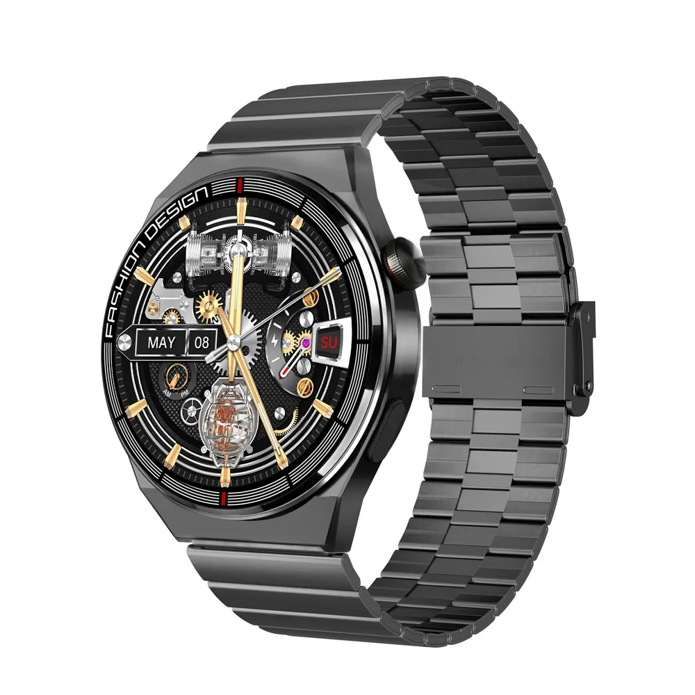 2024 NEUZUGANG H4 MAX Smart Watch mit NFC elektronischer Zahlung Smart Watch H4max Reloj Inteligente 3 Riemen für Männer Business