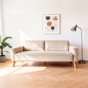 Juego de Sofás Seccionales Tapizados Tradicionales, Rellenos de Espuma, Diseño Moderno, Sofá de Dos Plazas, para Sala de Estar, Escuela, Oficina, Apartamento - Product Image 4