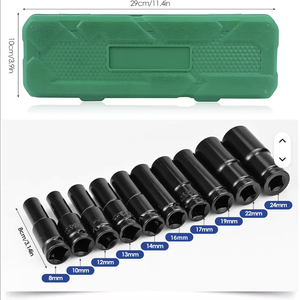 10 Pcs 1/2 Drive Hand Ratchet Square Socket Wrench Torx Bits Set Car <b>Tools</b> Vehicle Repair Hexagon Impact Hex SCK-10 SCK-10 - Product Image 5