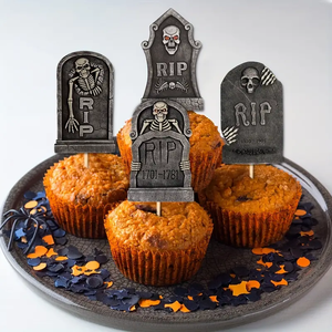 Décorations de fête d'Halloween : Décorations en spirale pour tombes, décorations pour cupcakes, centres de table, décorations d'arbre et kit de décorations en nid d'abeille - Product Image 4
