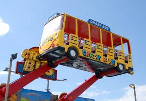Giostre per Parchi Giochi all'Aperto, Attrazione 'Crazy Bus' in Vendita, Giostre Divertenti 'Crazy Bus' - Product Image 3