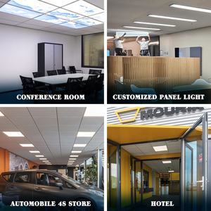 Özelleştirilebilir IP20 220V 2x2 Beyaz Renkli SMD2835 Yüksek Verimli Enerji Tasarruflu Tavan Panel Lambası Okul Ofis Hastane İçin - Product Image 4