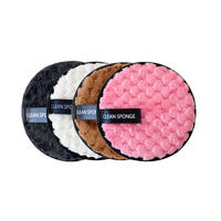 Lot de 20 éponges de maquillage triangulaires en microfibre corail avec bandeau et nœud, ensemble cadeau très populaire