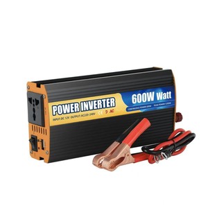เครื่องแปลงไฟรถยนต์ 600W แบบ Modified Wave ช่องสัญญาณเดี่ยว DC/AC แรงดันขาเข้า 48V พร้อมหน้าจอ LCD รุ่น HJ12V-220V-600W-X2 รองรับไฟฟ้าเฟสเดียว - Product Image 1