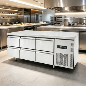 Refrigerador Comercial de Acero Inoxidable con 6 Cajones, Enfriamiento por Ventilador, Equipo Refrigerado de Una Sola Temperatura - Product Image 5