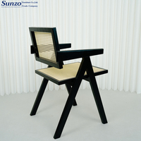 Vente en gros de meubles vintage et modernes pour la maison, chaises de café, style français du milieu du siècle, chaise Cesca Cane en rotin