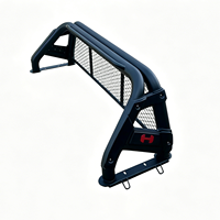 Barra Antivuelco de Acero Inoxidable con Malla Protectora, Resistente, 4x4, Todoterreno, Deportiva, para Colorado NP300, para Navara Dmax
