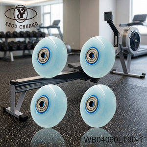 ล้อว่ายน้ำ YEOU CHERNG ขนาด 60 มม. PU พร้อมลูกปืน WB04060LT90-1 สำหรับใช้ในยิมเชิงพาณิชย์ - Product Image 1