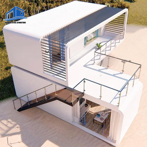 Casa Modular Prefabricada y Preensamblada Personalizada Tipo Apple Cabin de 20 pies y 40 pies para Cafetería, Cantina, Resort y Hotel - Product Image 6