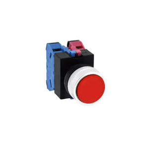 Interrupteur à bouton ABW111R, 220V I DEC, neuf et authentique - Product Image 1