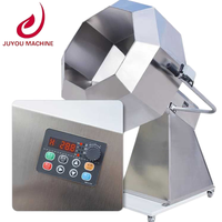 Mélangeur octogonal commercial en acier inoxydable pour assaisonnements, machine à enduire les aliments, mélangeur de marinades pour viande, machine à mélanger les poudres et le sucre